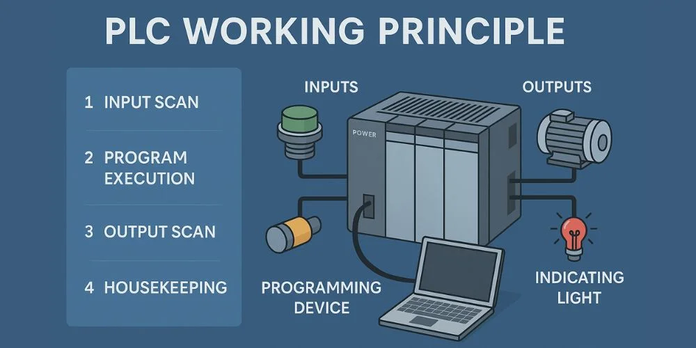 PLC Working Principle: How a PLC Works in Industrial Automation