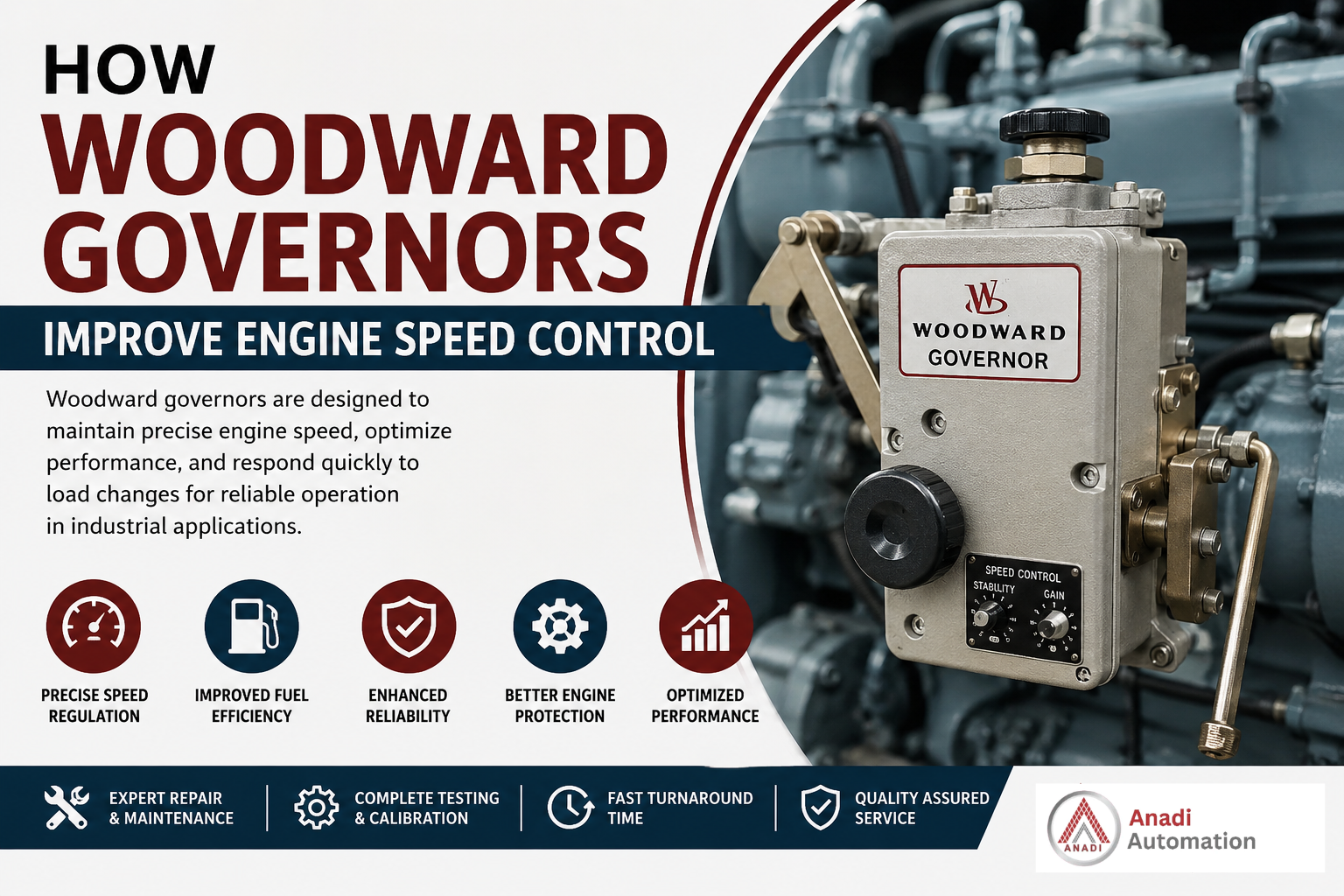 How Woodward Governors Improve Engine Speed Control: A Complete Guide for Industrial Applications