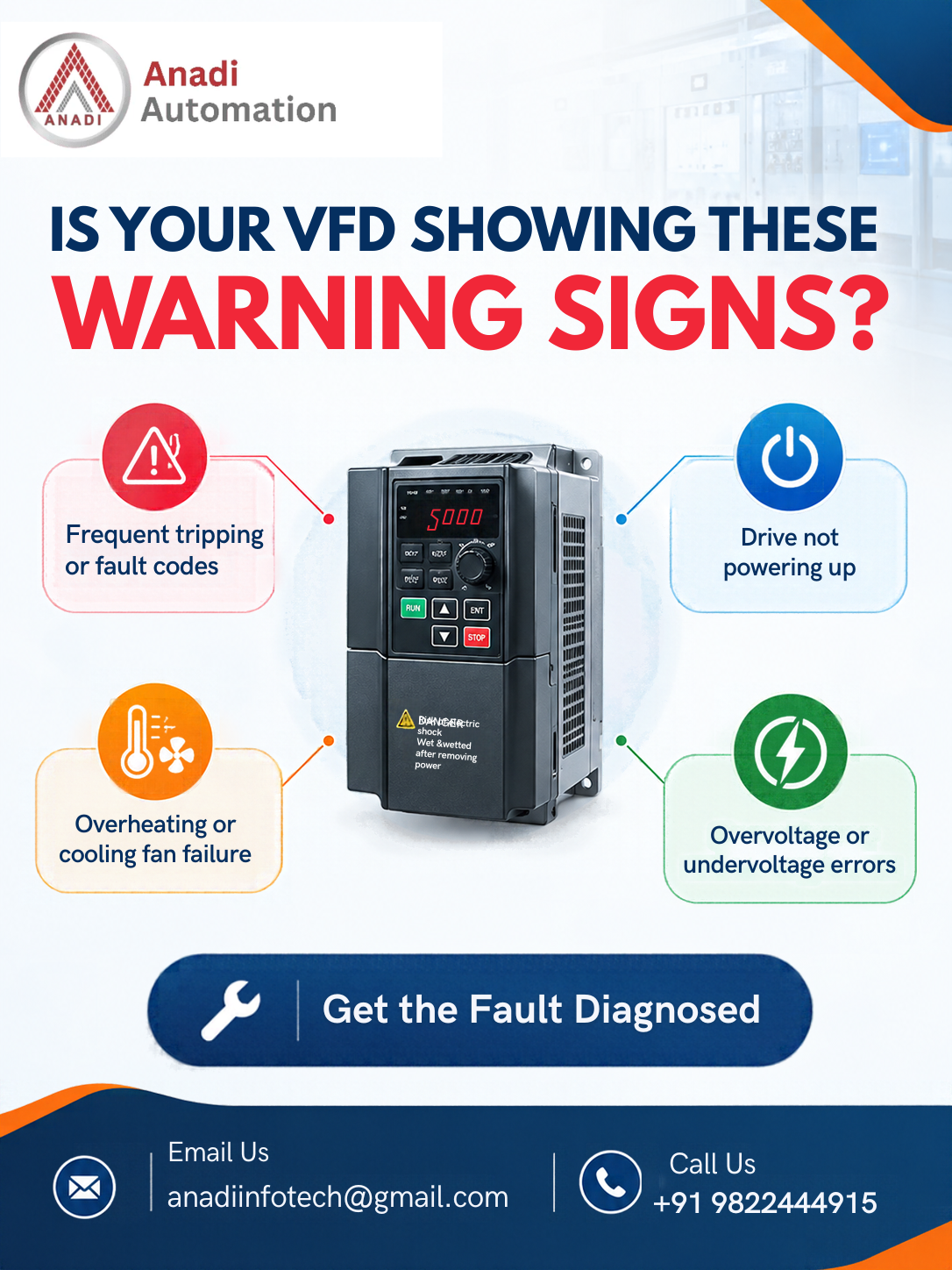 4 Common VFD Fault Symptoms You Should Never Ignore