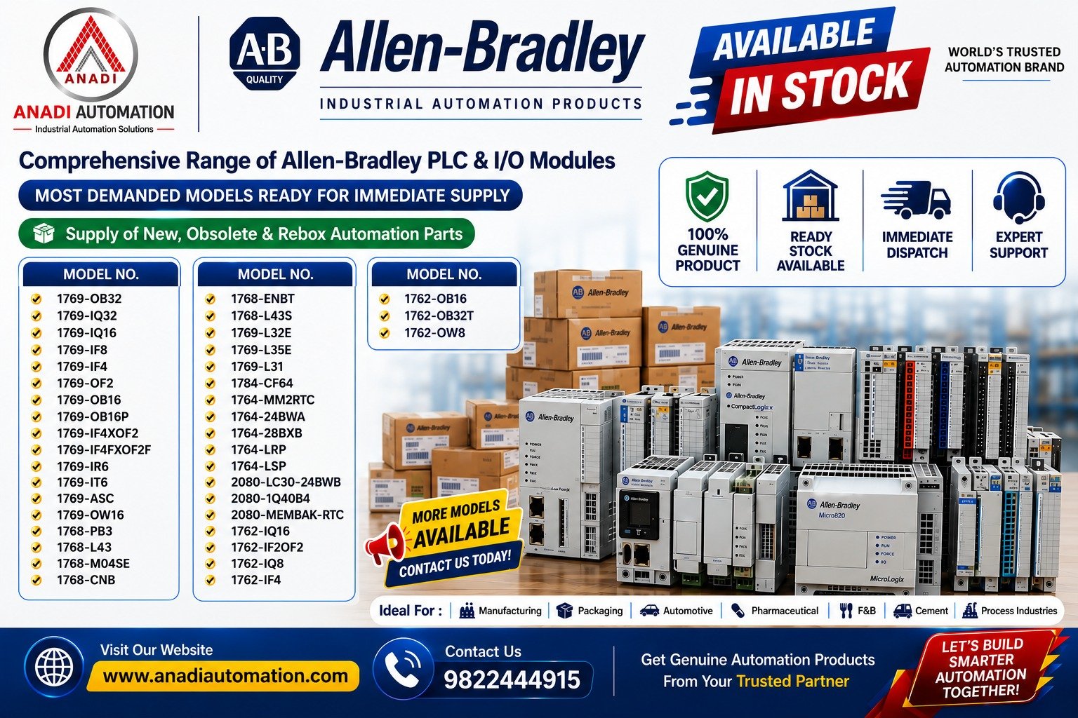 Case Study: Allen-Bradley PLC & I/O Module Sourcing Support